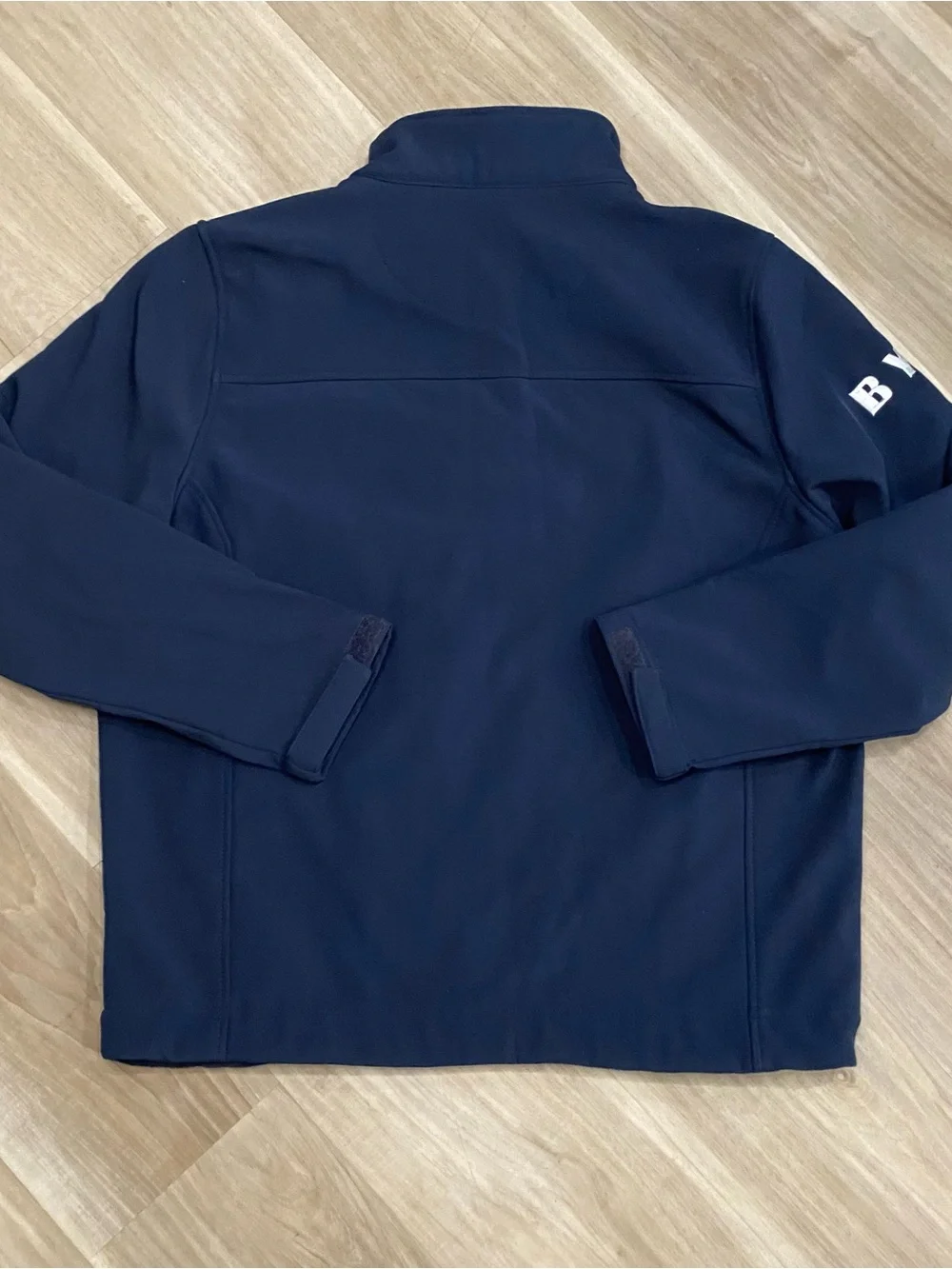 Colosseum BYU Cougars Jacket Mens Small S Navy Blue Full Zip Softshell NWT
